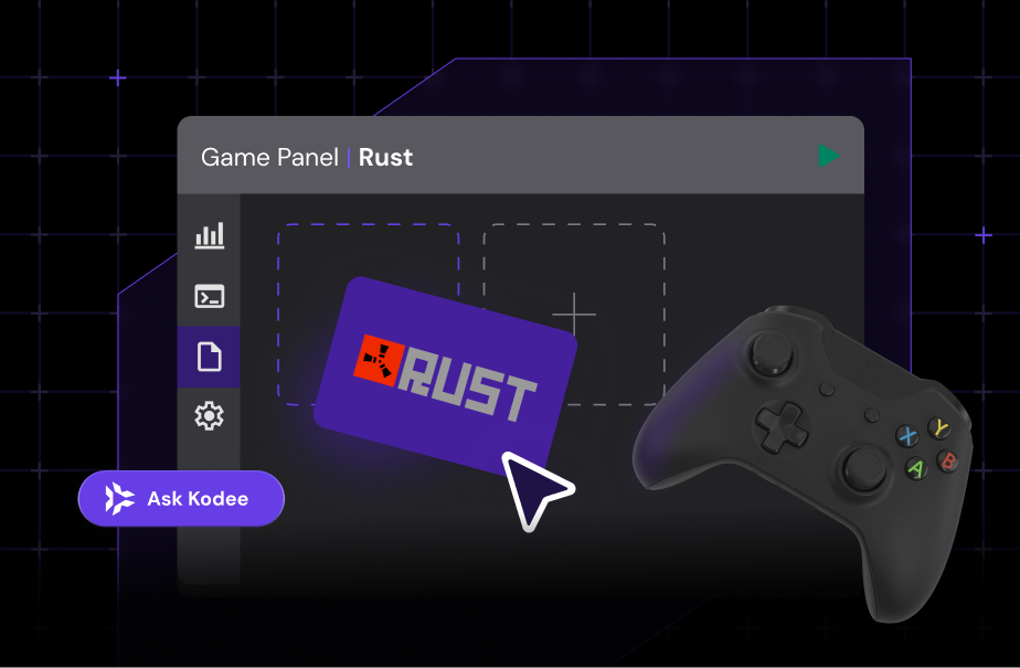 rust hero section