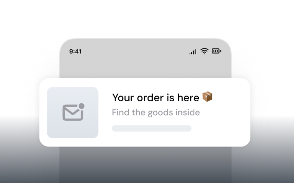 Deliver instantly