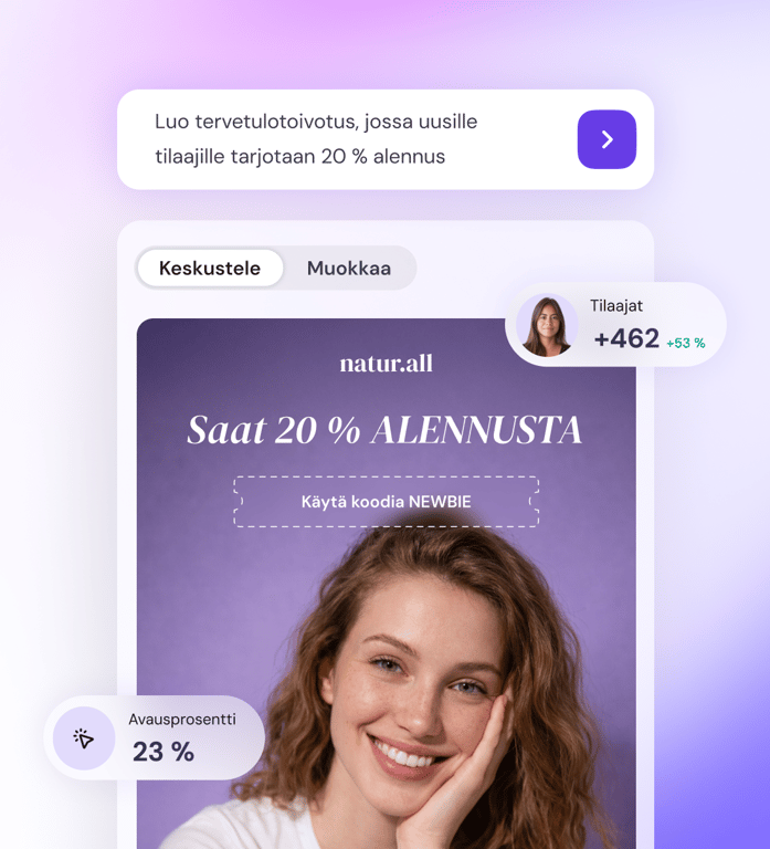 Luo sähköposteja AI:n avulla