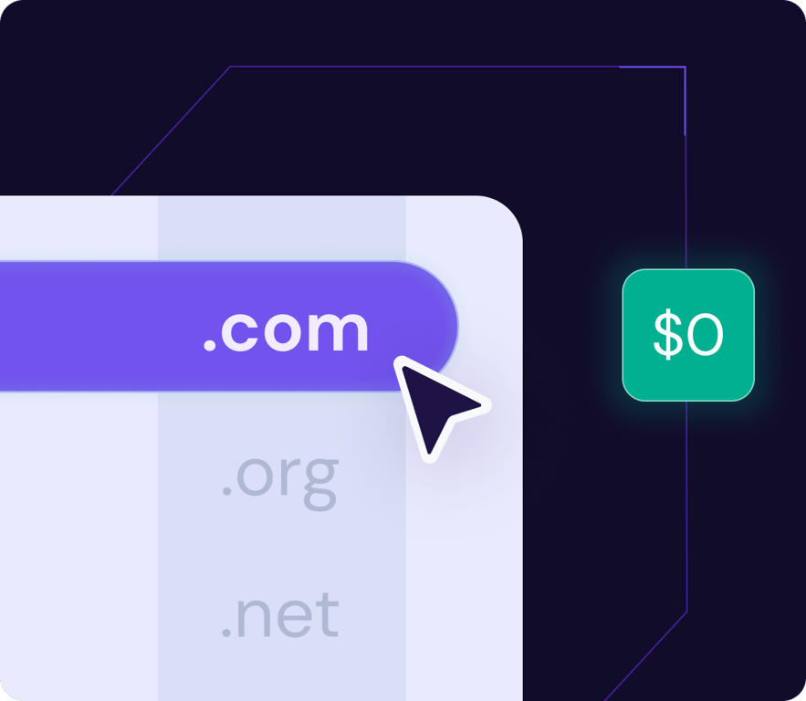 Enregistrez gratuitement un nom de domaine disponible