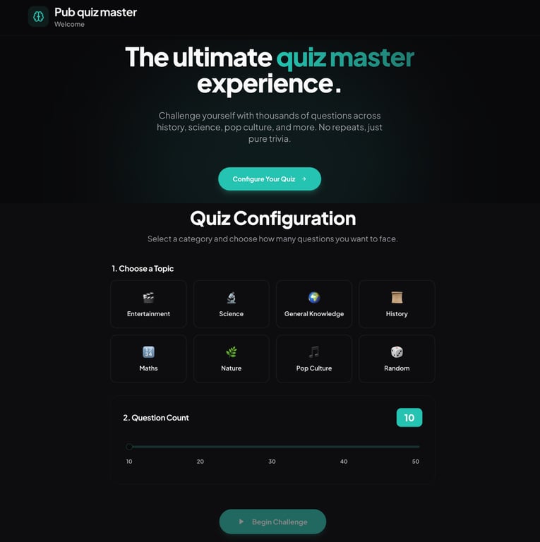 Quiz maker (minimalist)