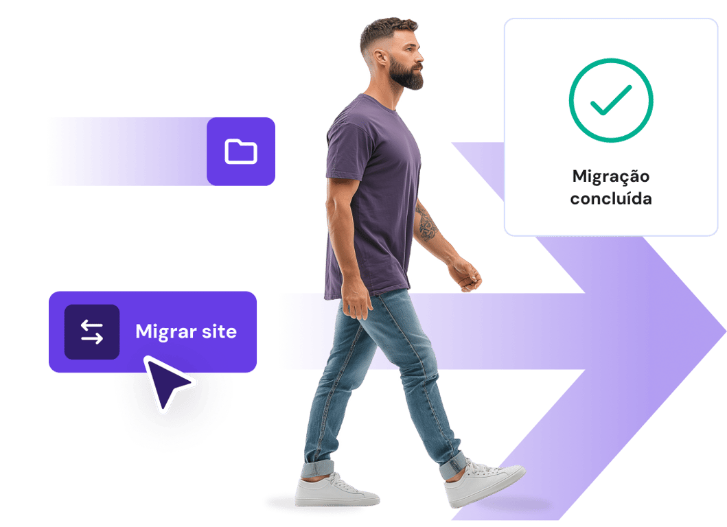 Migração de site fácil e grátis