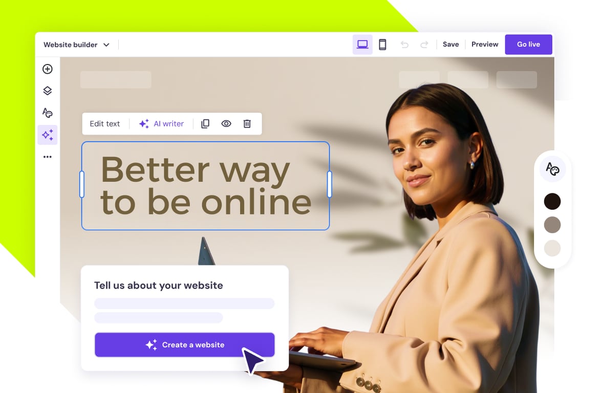 Beauty salon hero image