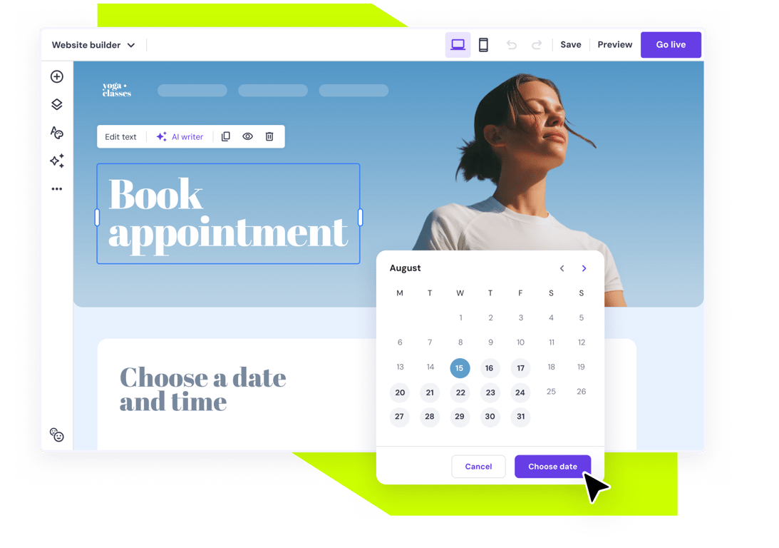 Launch your booking website in no time