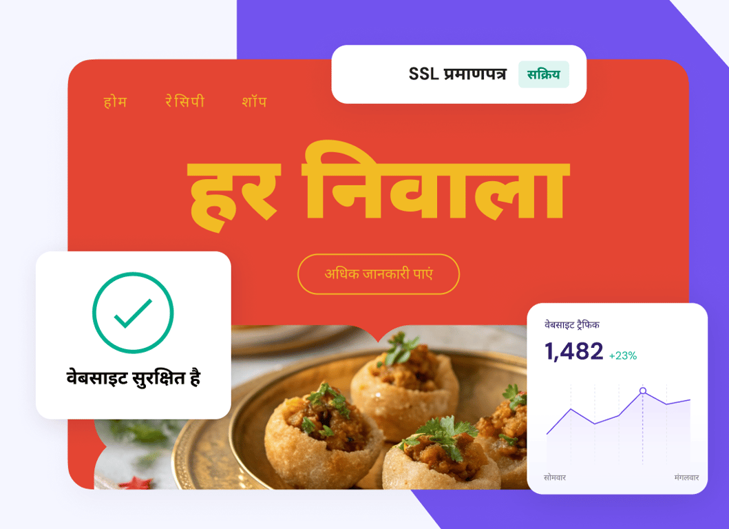 आपका वेबसाइट डेटा हमारे साथ सुरक्षित है