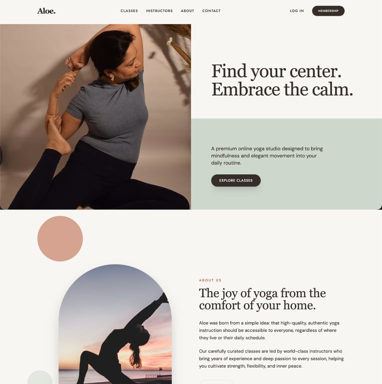 Aloe (online yoga classes)