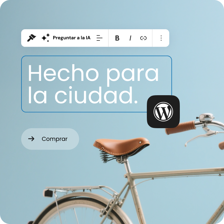 Creador de páginas web con IA