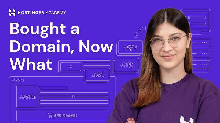 I bought a domain name, now what?