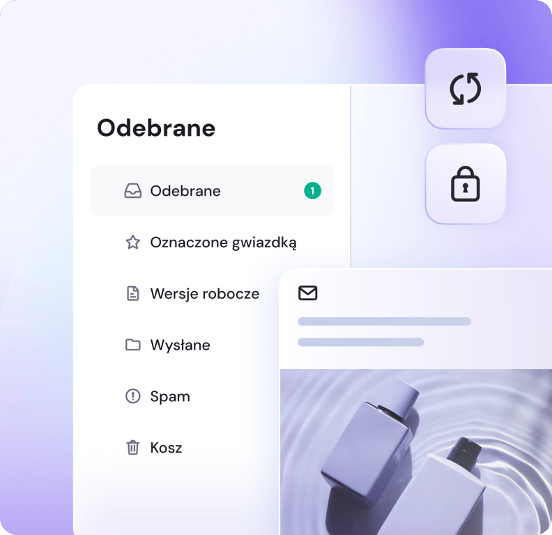 Bezproblemowa wysyłka wiadomości e-mail, wgląd i wsparcie