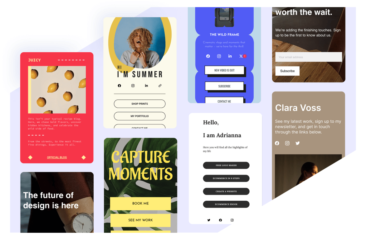 Turn clicks into customers with a link in bio