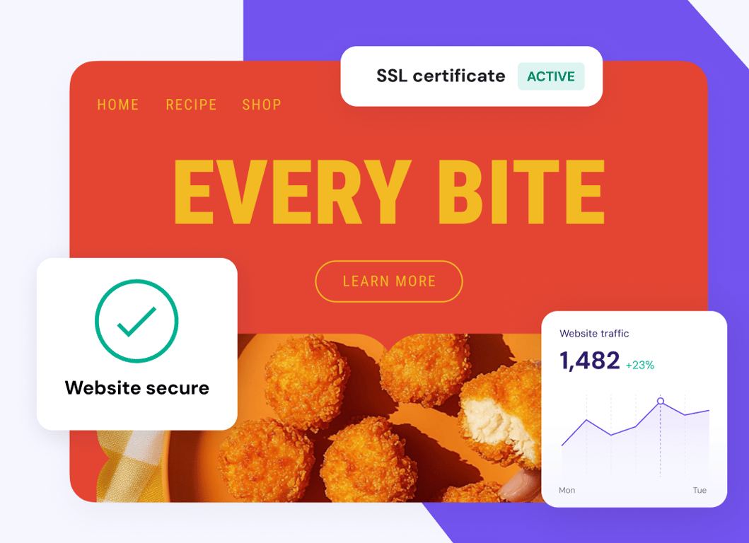 Údaje vašej webovej stránky. Bezpečne a spoľahlivo