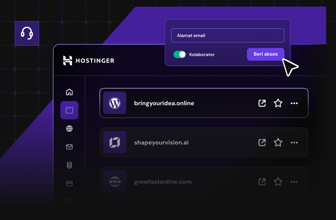 Hosting profesional untuk agensi