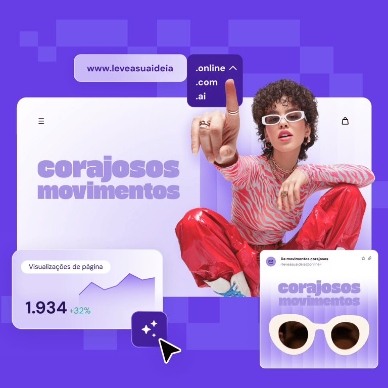 O seu sucesso online começa aqui