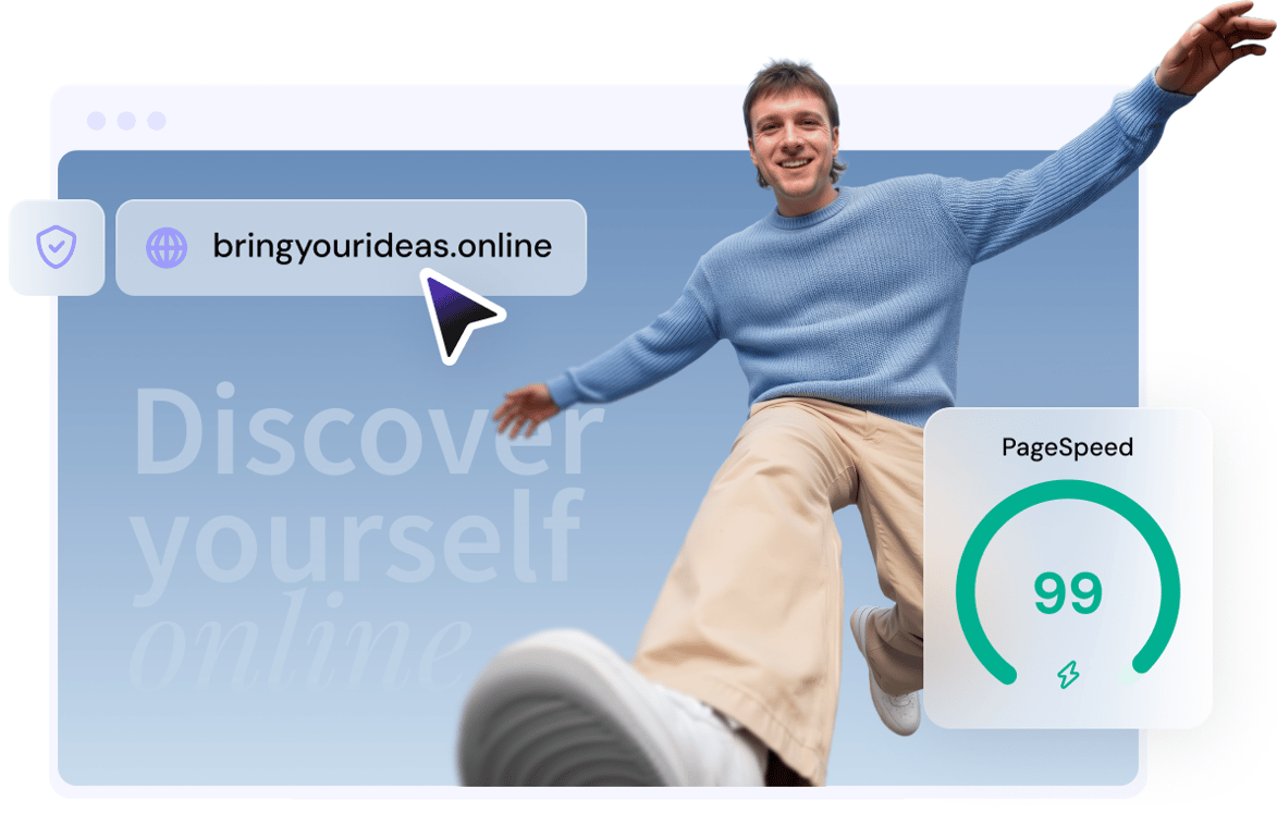 Your website, ready to go from day one