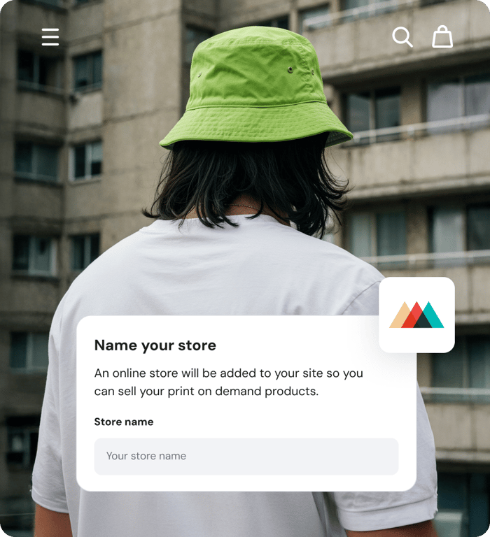 1. Build your site and connect Printful