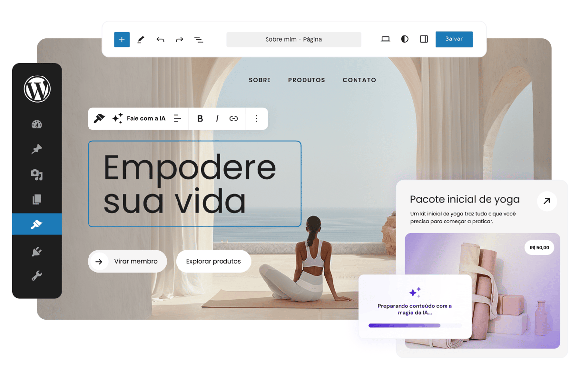 Gerencie seu site WordPress facilmente