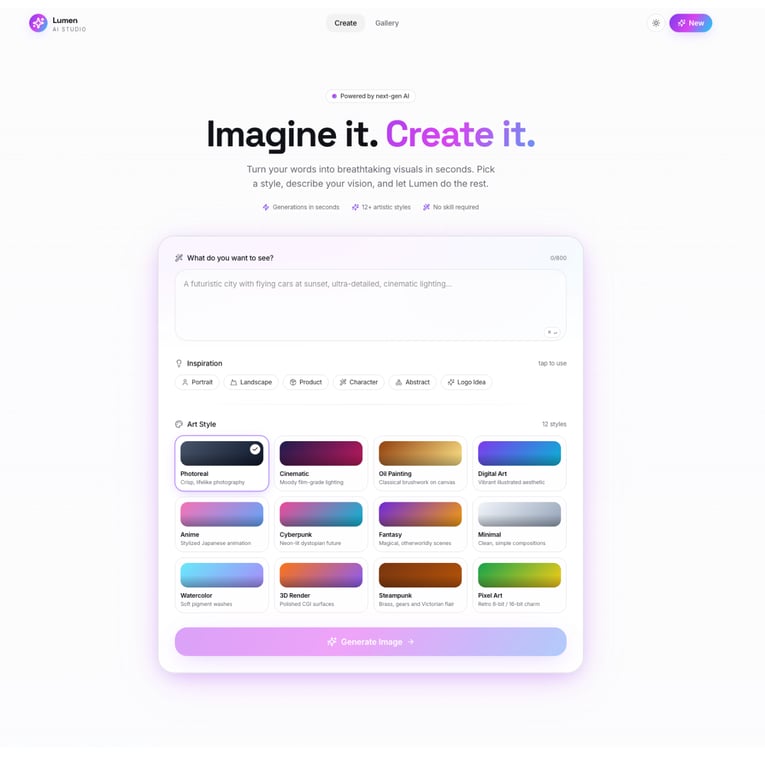 AI image generator