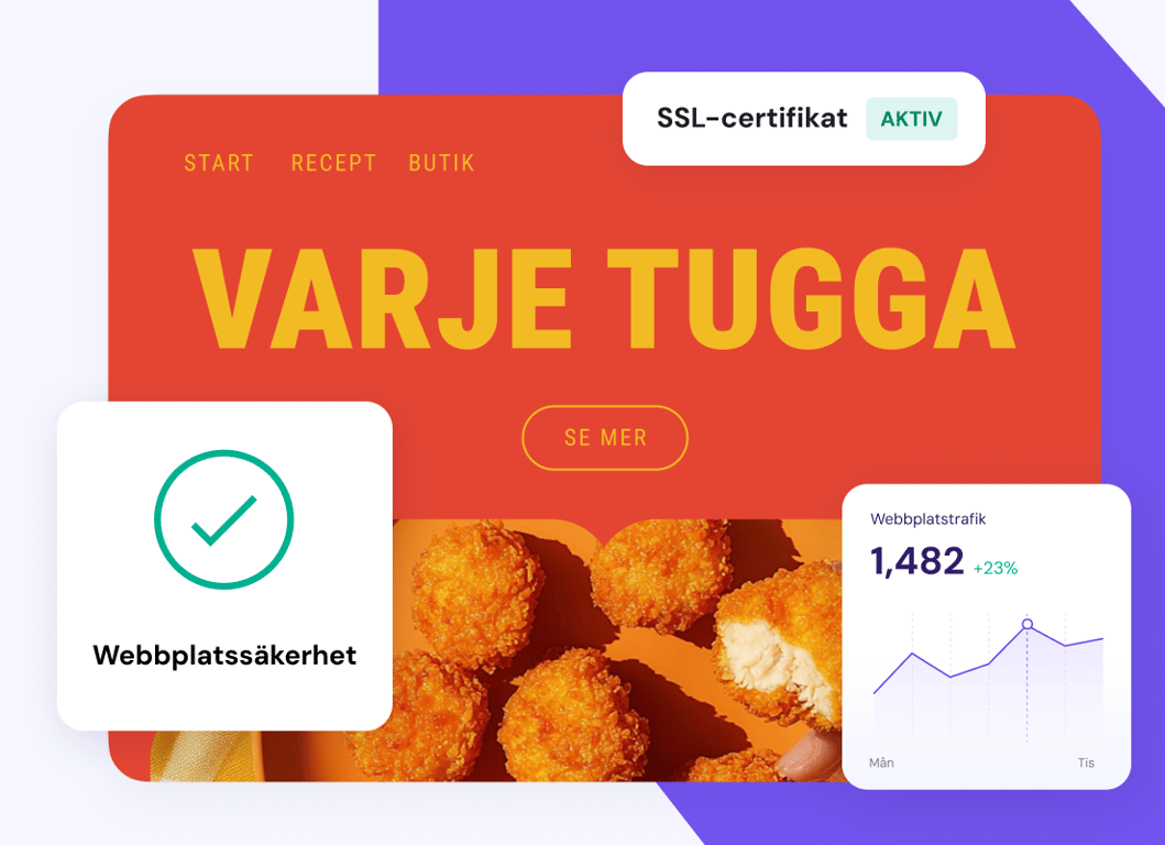 Dina webbplatsdata. Trygga och säkra