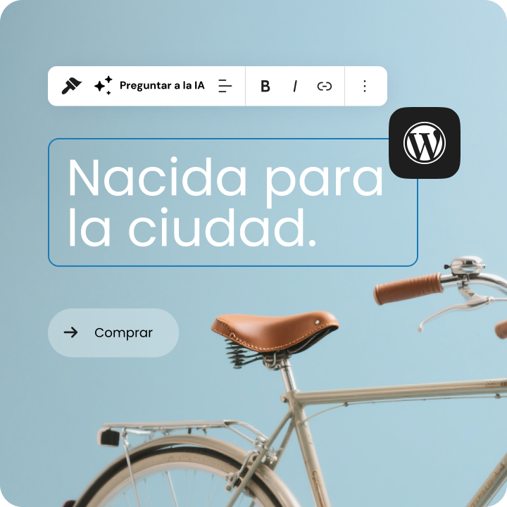 Creador de páginas web con IA