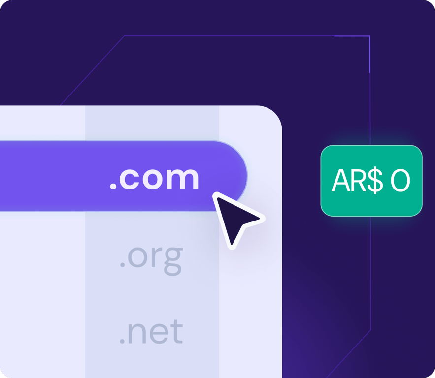 Registrá un nombre de dominio gratis