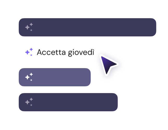 Scrivi e rispondi in pochi secondi
