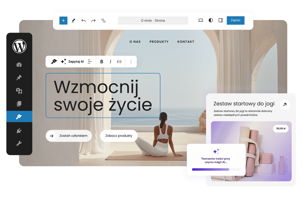 Zarządzaj swoją stroną WordPress w łatwy sposób