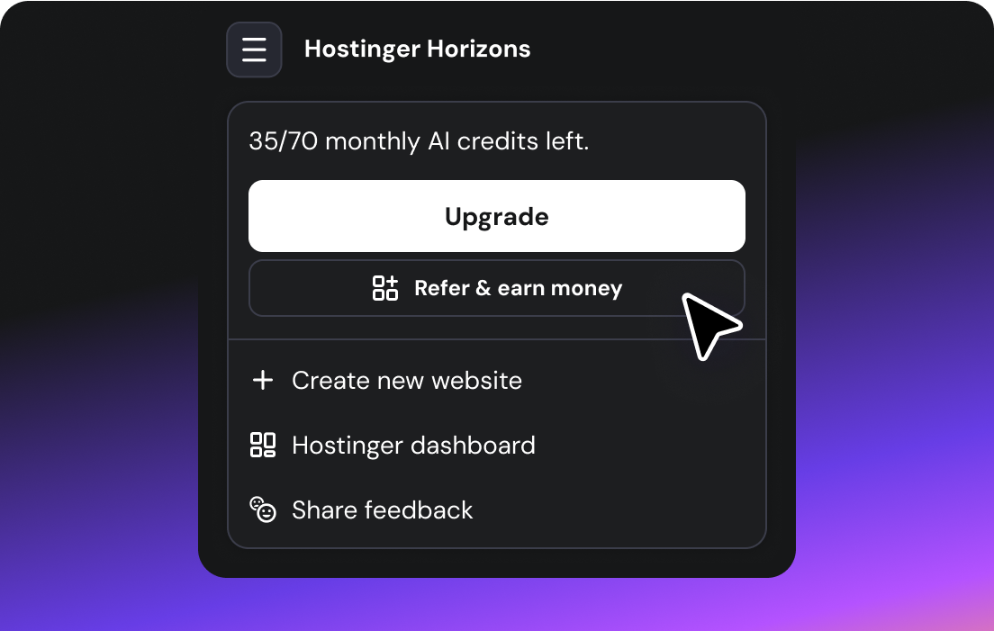 Use your referral link anywhere