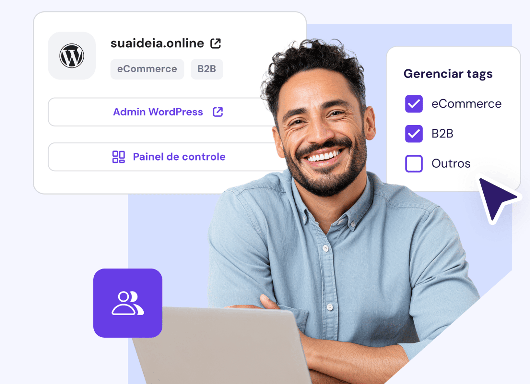 Múltiplos projetos. Em apenas um painel intuitivo