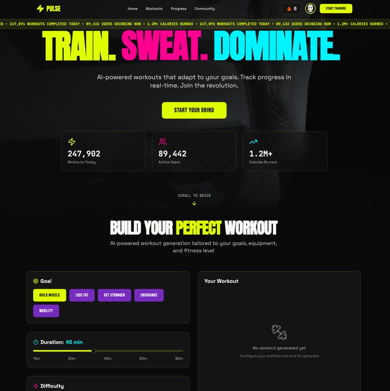 Workout planner