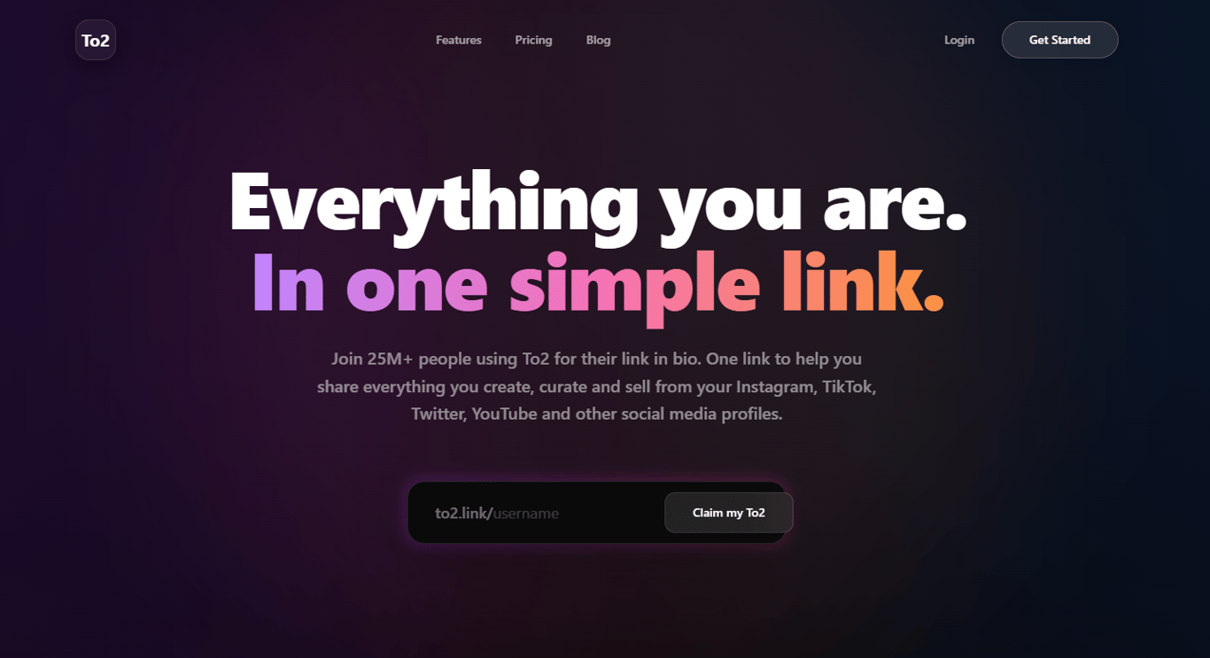 This is a SAAS model platform for Youtubers Bio Link