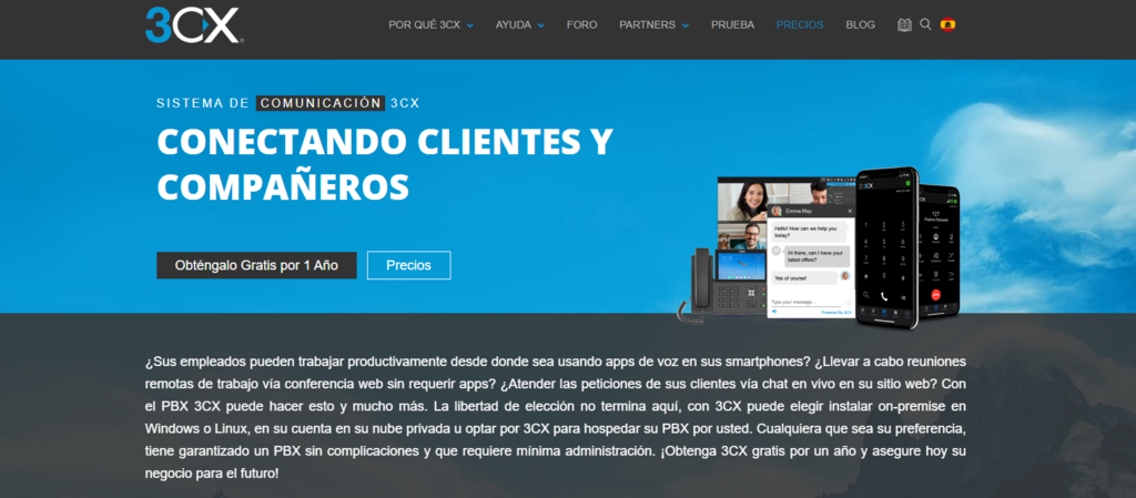 3CX Live Chat Plugin para WordPress
