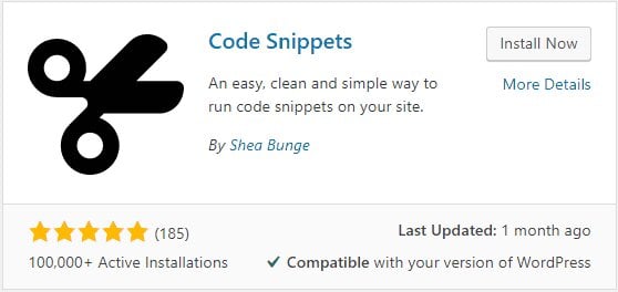Complemento de fragmentos de código
