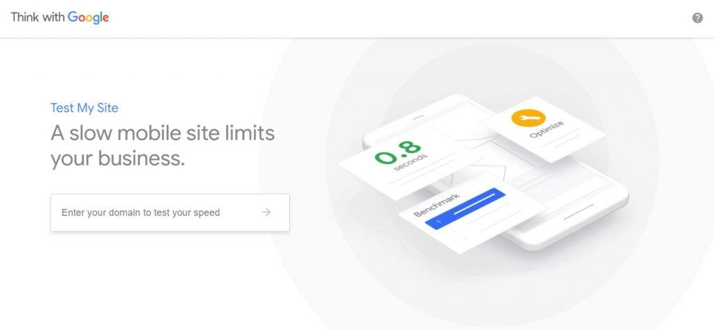 Herramienta de prueba de velocidad Testmysite