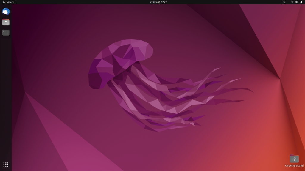 Escritorio de ubuntu
