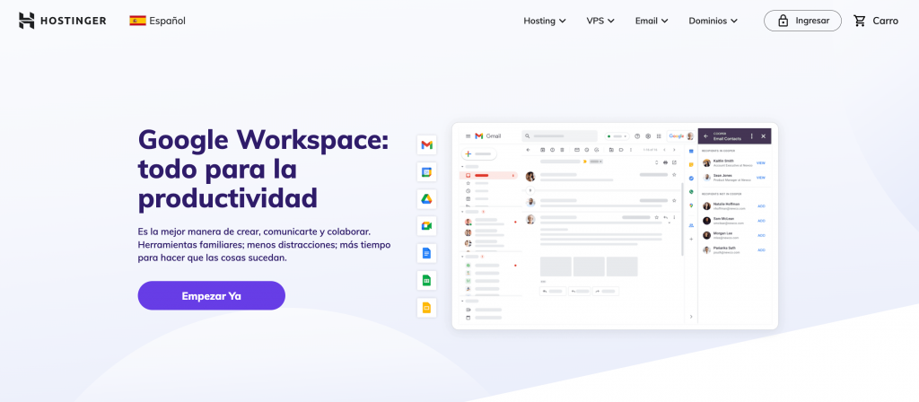 google workspace hostinger