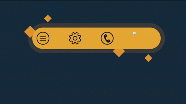 Ejemplo de menú horizontal desplegable hecho por Zealand