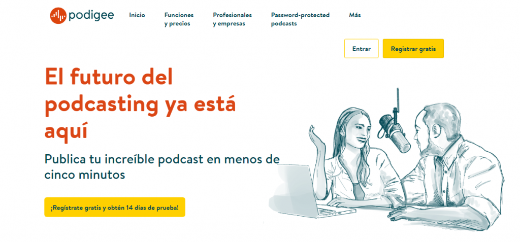 Hosting para podcasts Prodigee