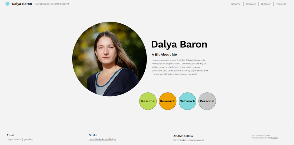 Portfolio de escritura académica de Dalya Baron