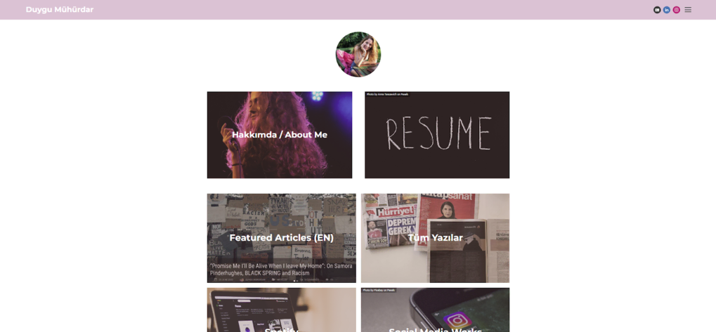 Portfolio del compositor musical Duygu Mühürdar