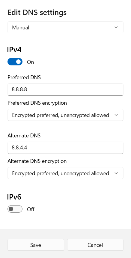 DNS-Einstellungen unter Windows bearbeiten