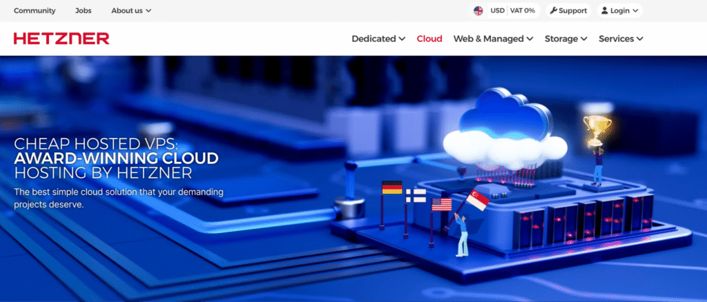 Hetzner Startseite