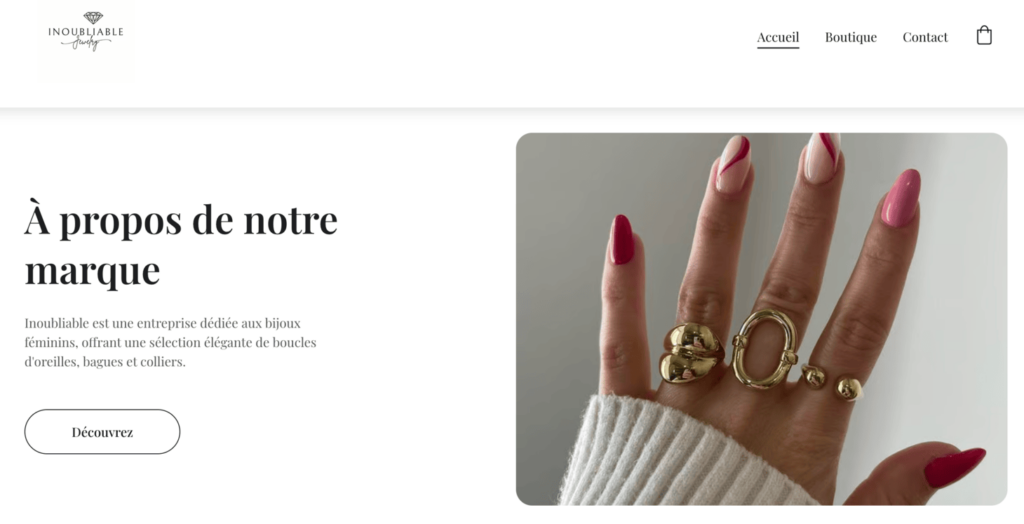 Startseite von Inoubliable Jewelry