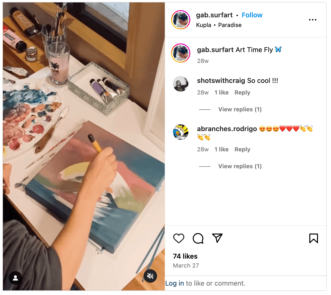 Blick hinter die Kulissen auf Instagram