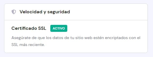 Las opciones de la sección WordPress → Vista General