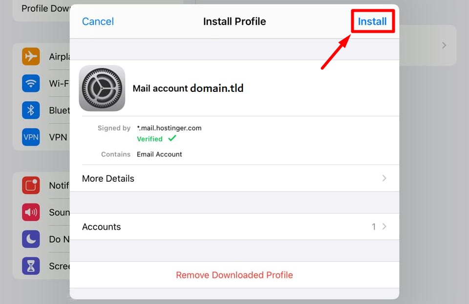 Setting up Hostinger Email on Apple devices using auto-config
