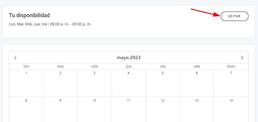 Editar la disponibilidad horaria para reservas con el Creador de Sitios Web Hostinger
