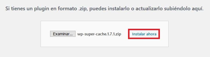 Instalar un plugin de WordPress