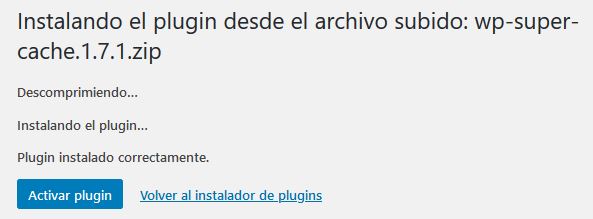 Instalar un plugin de WordPress manualmente