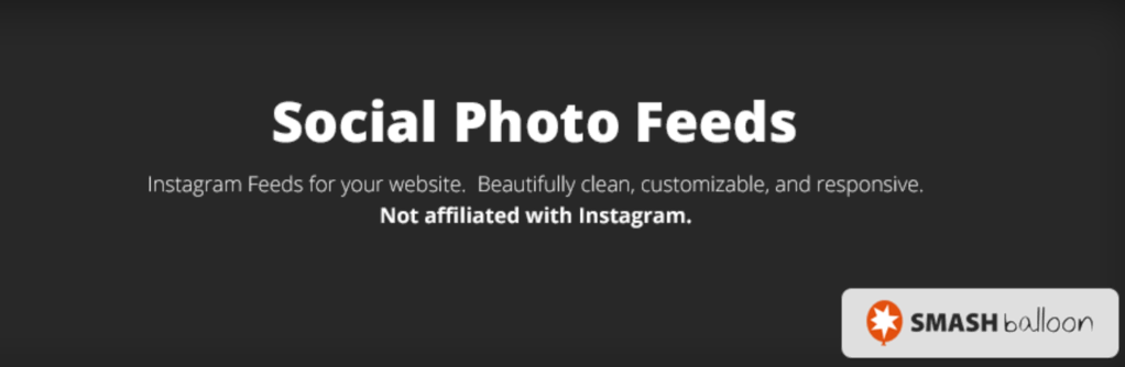 Plugin Smash Balloon Social Photo Feed