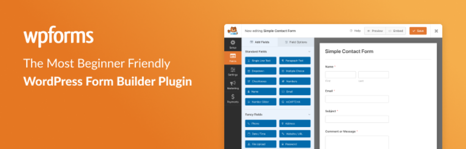 WPForms, plugin para crear formularios en WordPress